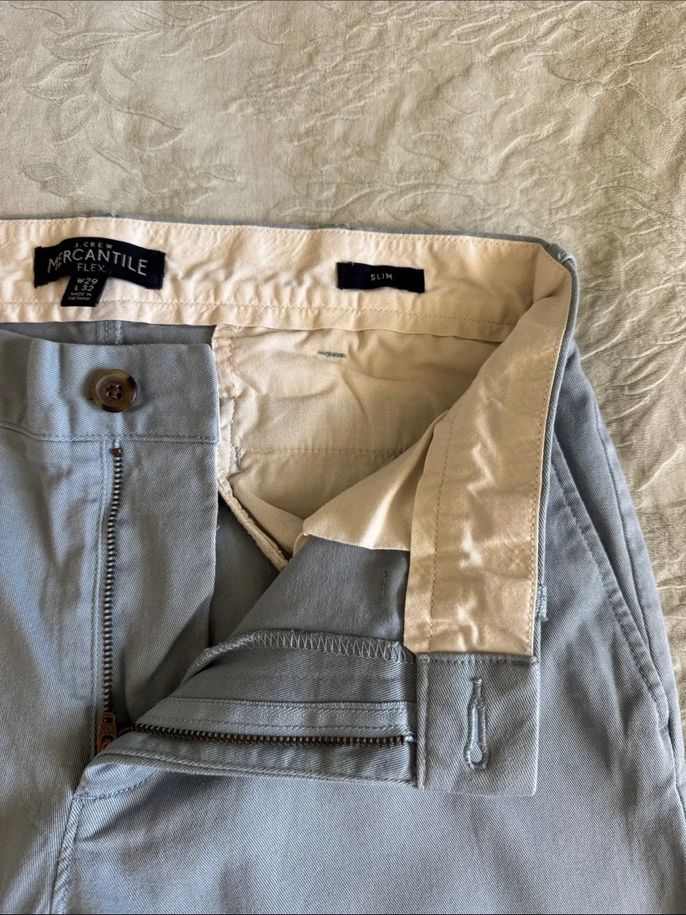 J. Crew Men's Light Blue Chino Pants